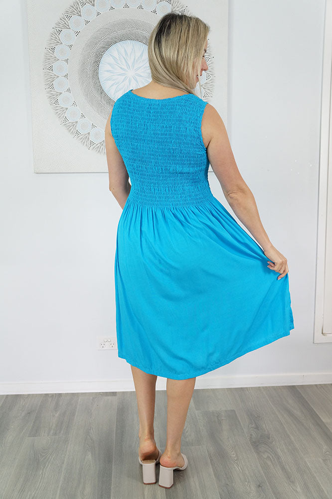 Singlet Smock Dress "Plain" colours