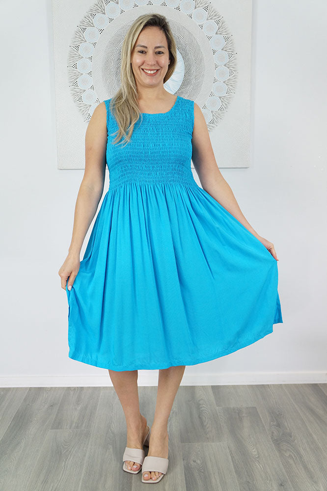 Singlet Smock Dress "Plain" colours