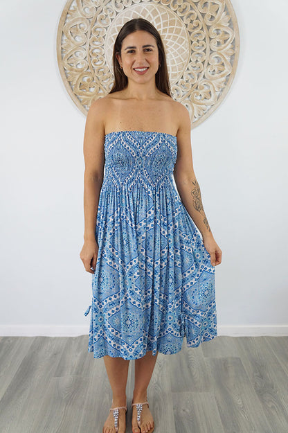 Smock Dress "Geo Crossover"