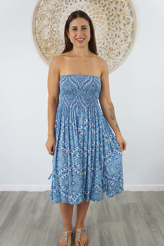 Smock Dress "Geo Crossover"