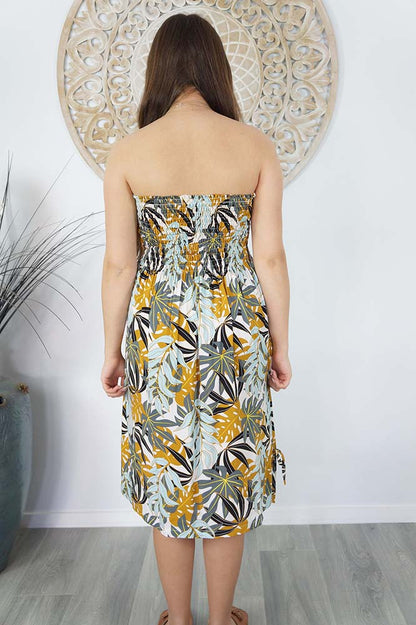 Smock Dress "Palm Paradise"