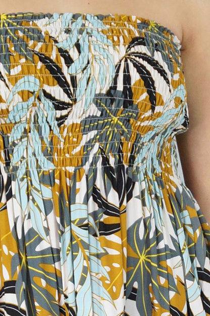 Smock Dress "Palm Paradise"