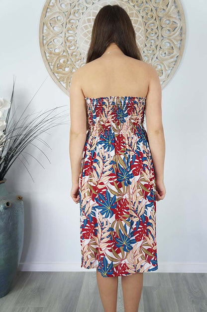 Smock Dress "Palm Paradise"