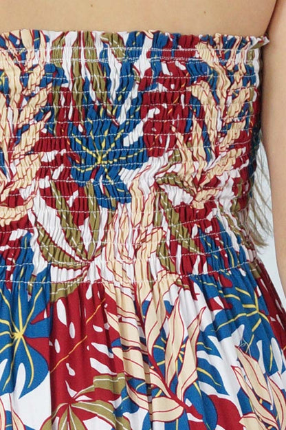 Smock Dress "Palm Paradise"