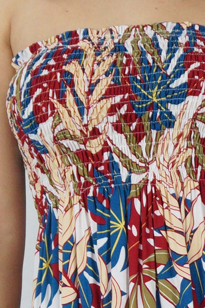 Smock Dress "Palm Paradise"