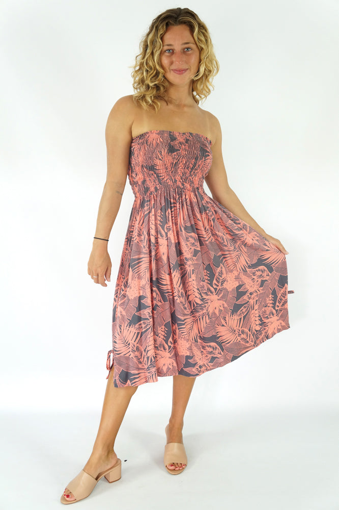 Smock Dress "Palm Meadows"