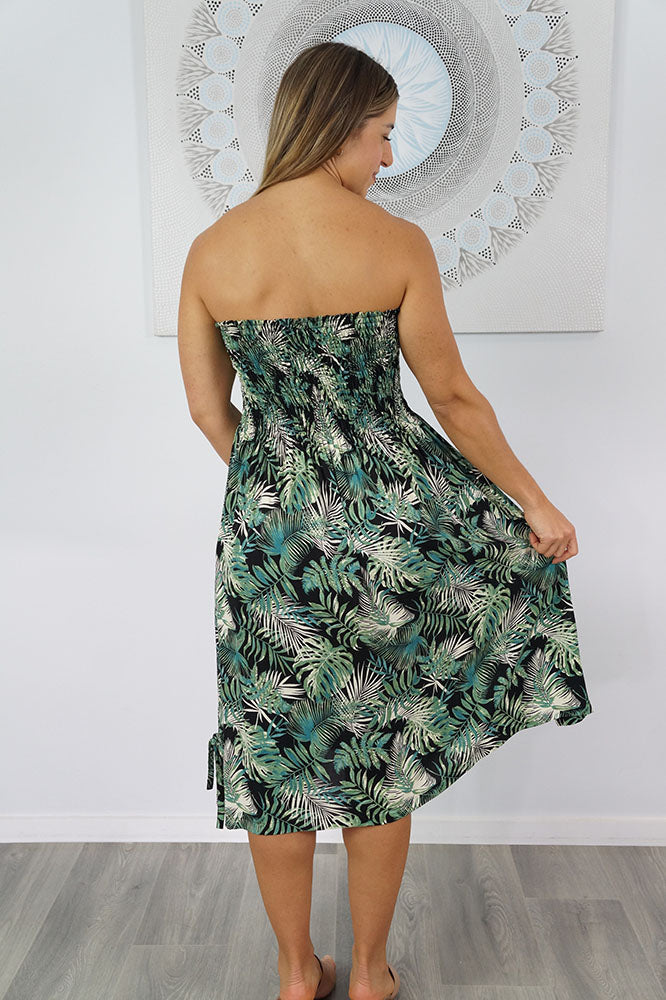 Smock Dress "Tree Fern"