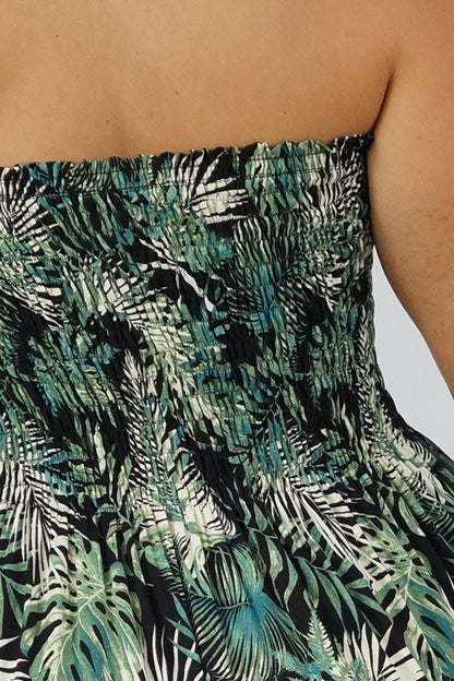 Smock Dress "Tree Fern"