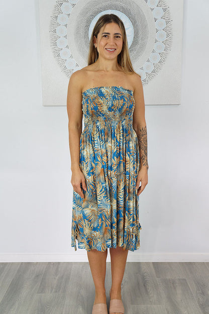 Smock Dress "Tree Fern"