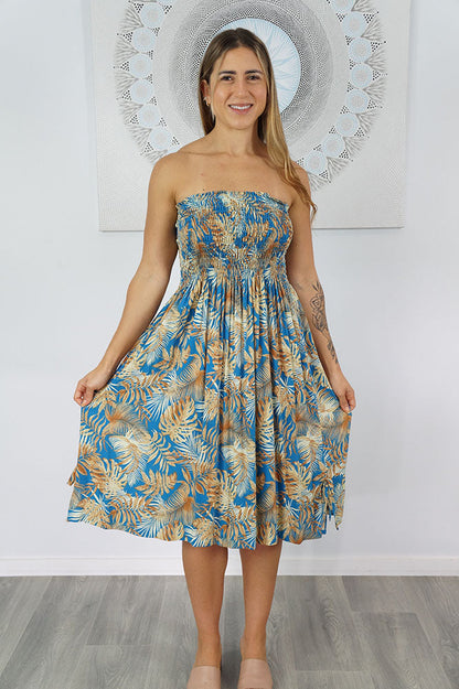 Smock Dress "Tree Fern"