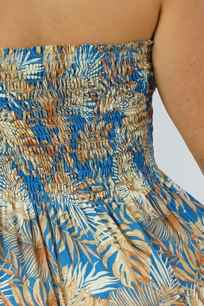 Smock Dress "Tree Fern"