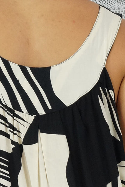 Tahiti Dress  "Footprints"