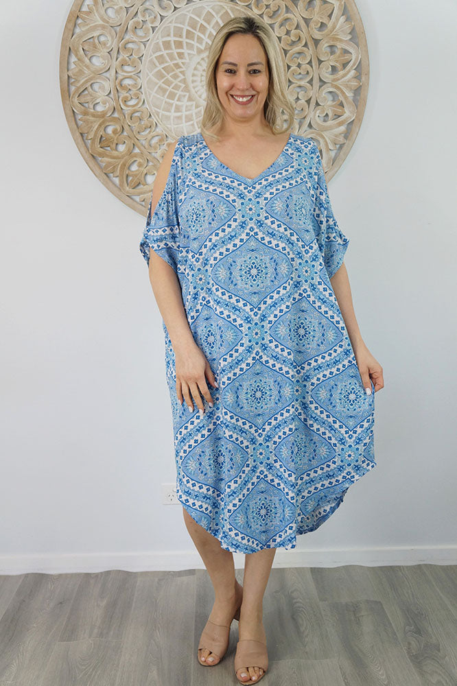 Tea Tree Dress "Geo Crossover"