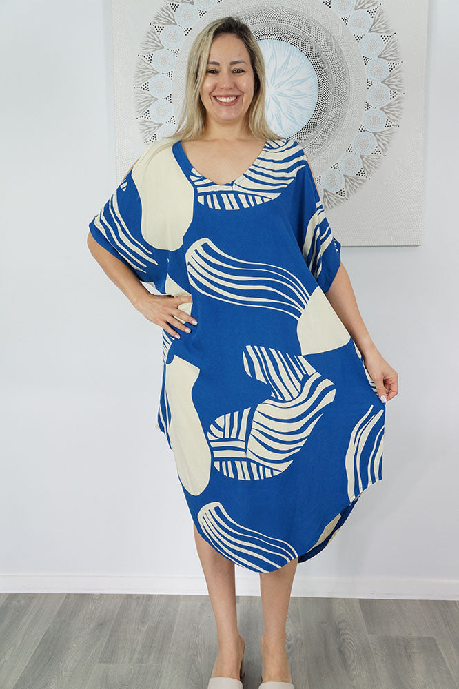 Tea Tree Dress "Footprints"