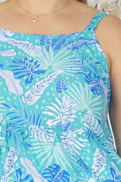 Twiggy Dress "Tropical Leaves"