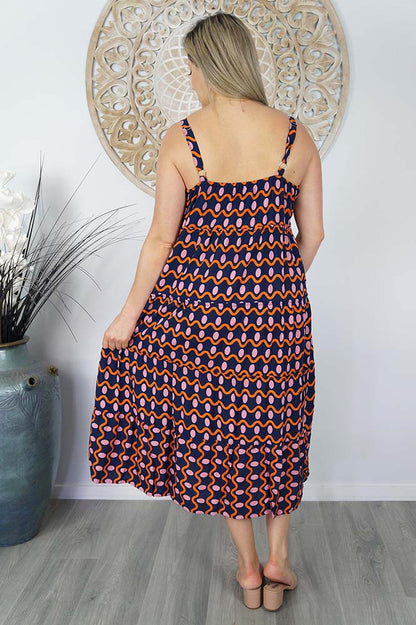 Twiggy Dress "Waves"