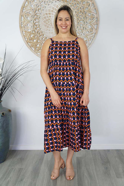 Twiggy Dress "Waves"