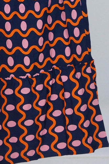 Twiggy Dress "Waves"