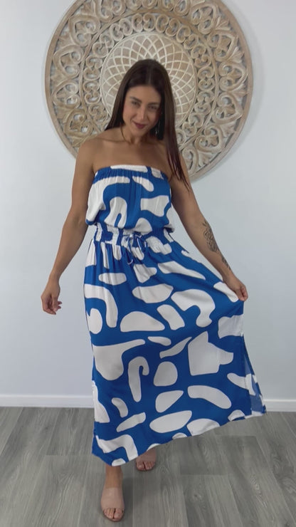 Tube Dress "Abstract Geo"