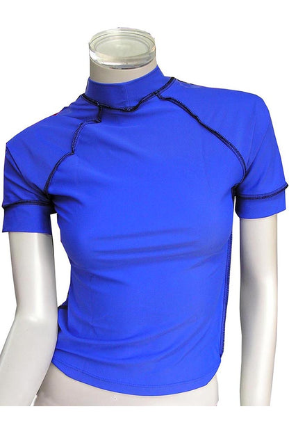 Unisex Short Sleeve Rash Shirts
