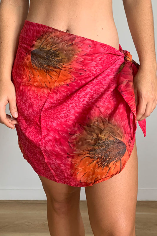 Cosmic Short Wrap Tie Up Sarong