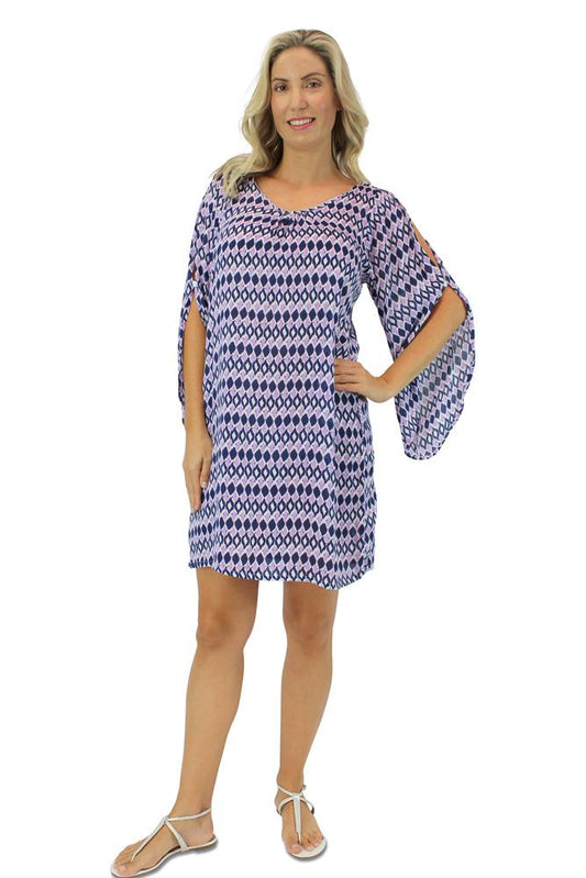 Daydream Dress Small Diamond print