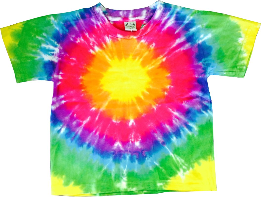 Kids Unisex Tie Dye T-Shirt "Circle"