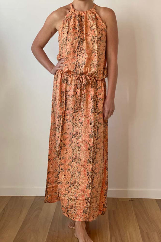 Long Chloe Dress "Cobra"