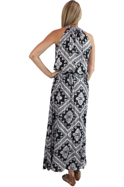 Long Chloe Dress "Crossover"