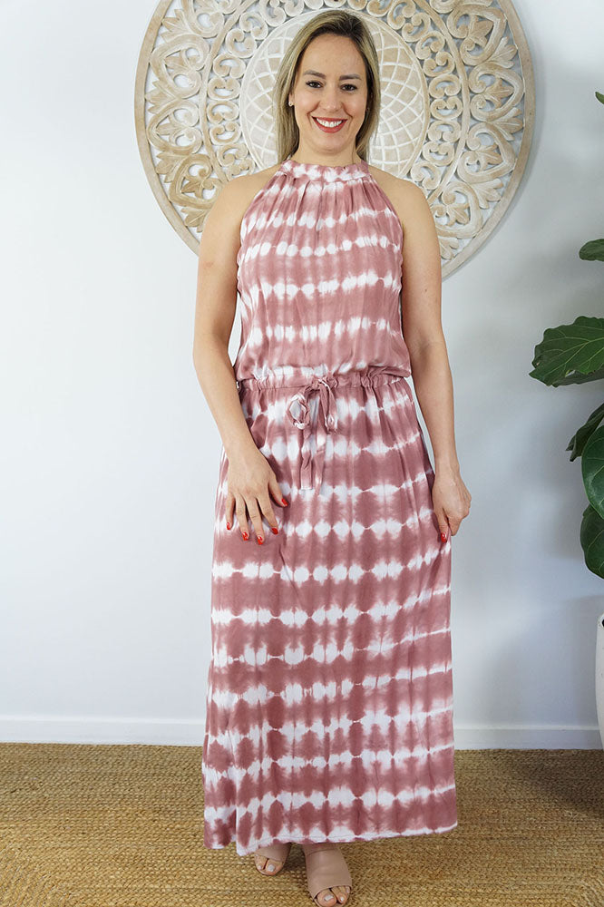 Long Chloe Dress "Shibori"