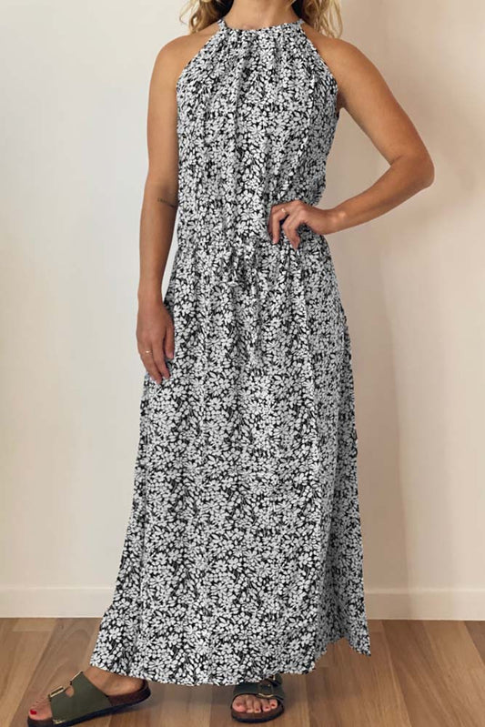 Long Chloe Dress "Flower"