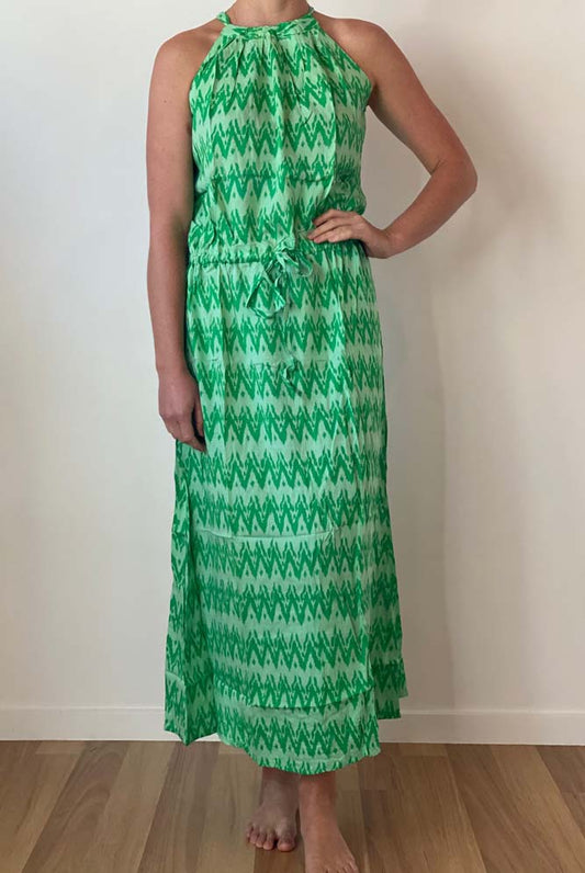 Long Chloe Dress "ZigZag"