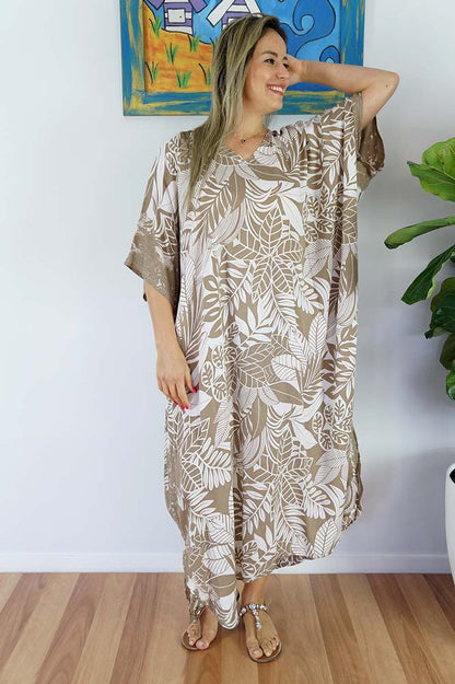 Long Kaftan "Betelnut"
