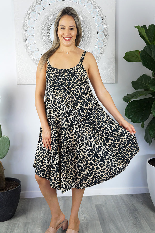 Montego Dress "Leopard"