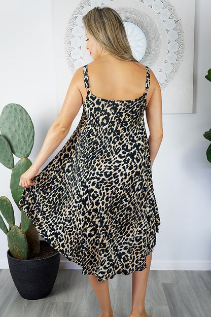 Montego Dress "Leopard"