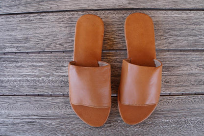 Plain Slider Sandals