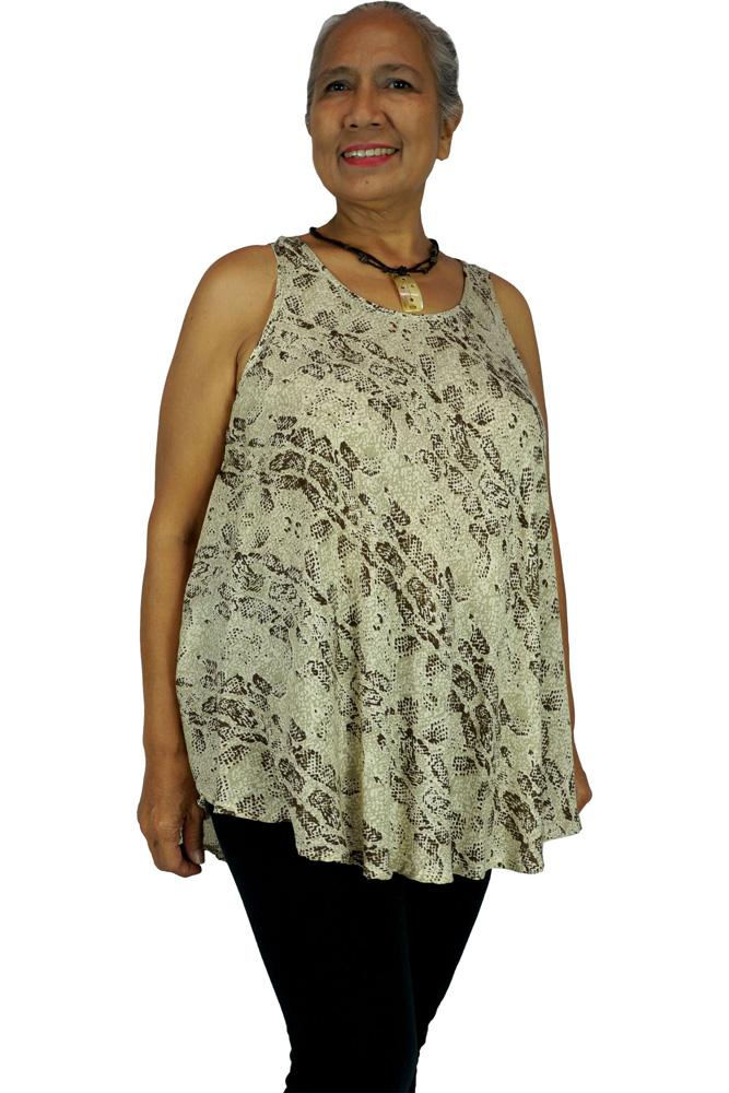 Rose Top "Cobra" Print