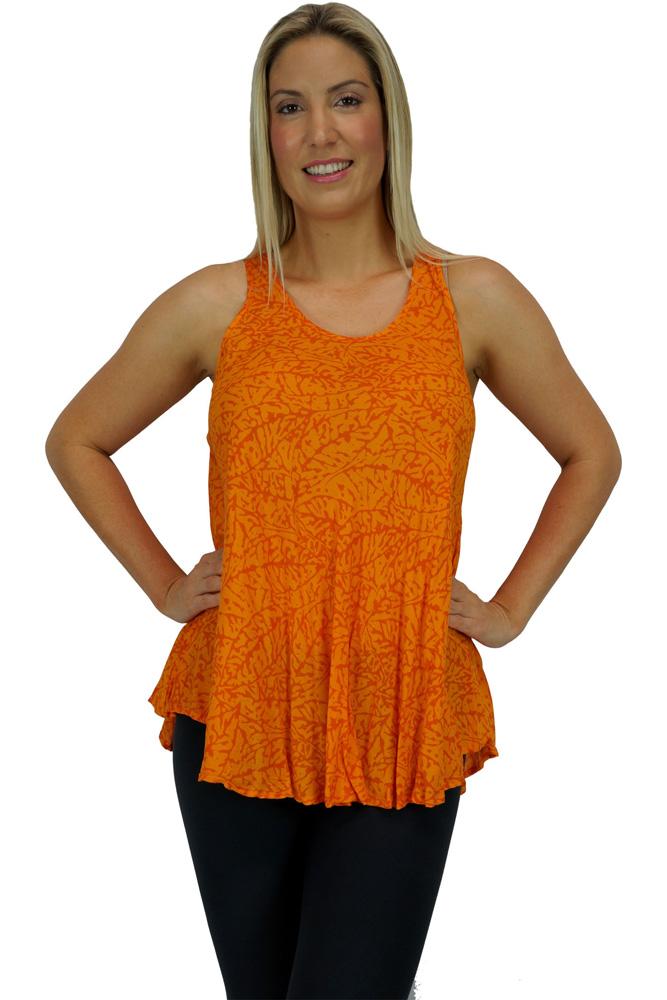 Rose Top "Fossil" Print