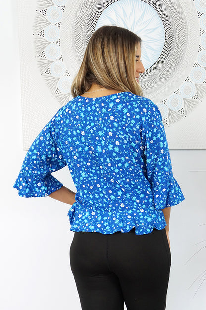 Ruched Top "Babyflower"