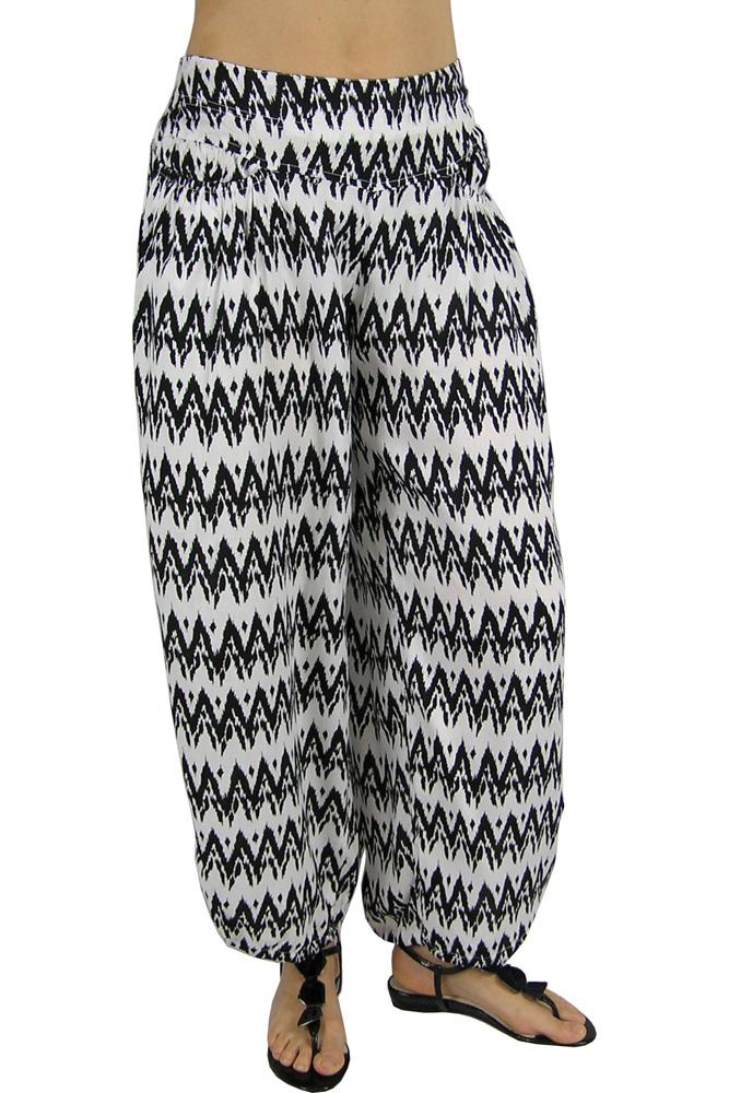 Ruched Pant "Zig Zag"