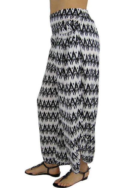 Ruched Pant "Zig Zag"