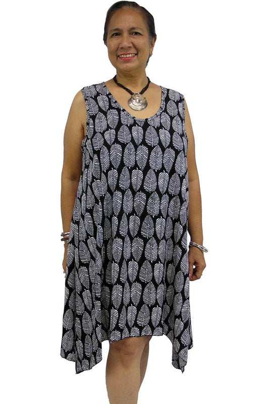 Shift Dress "Tapioca" print