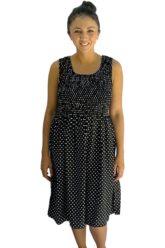 Singlet Smock Dress "Polka Dot"