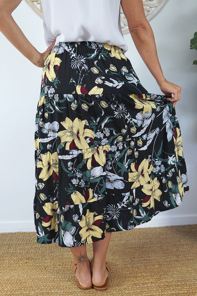 Tiered Skirt "Flemington"