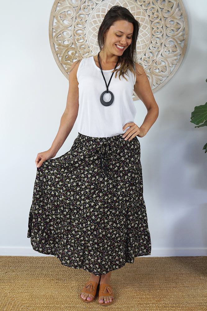 Tiered Skirt "Starflower"